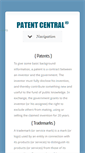 Mobile Screenshot of patentcentral.com